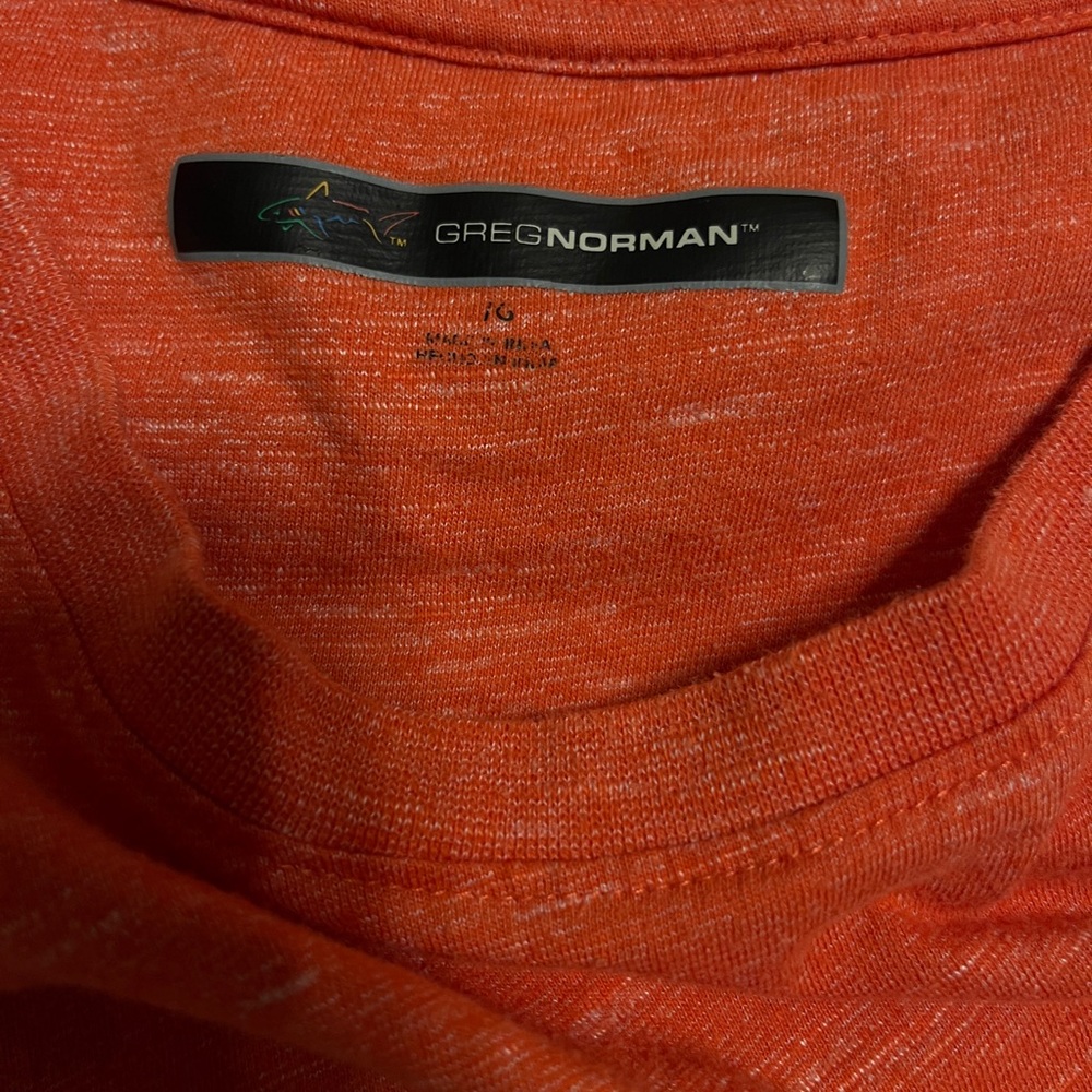 Greg Norman Vibrant Orange Tee